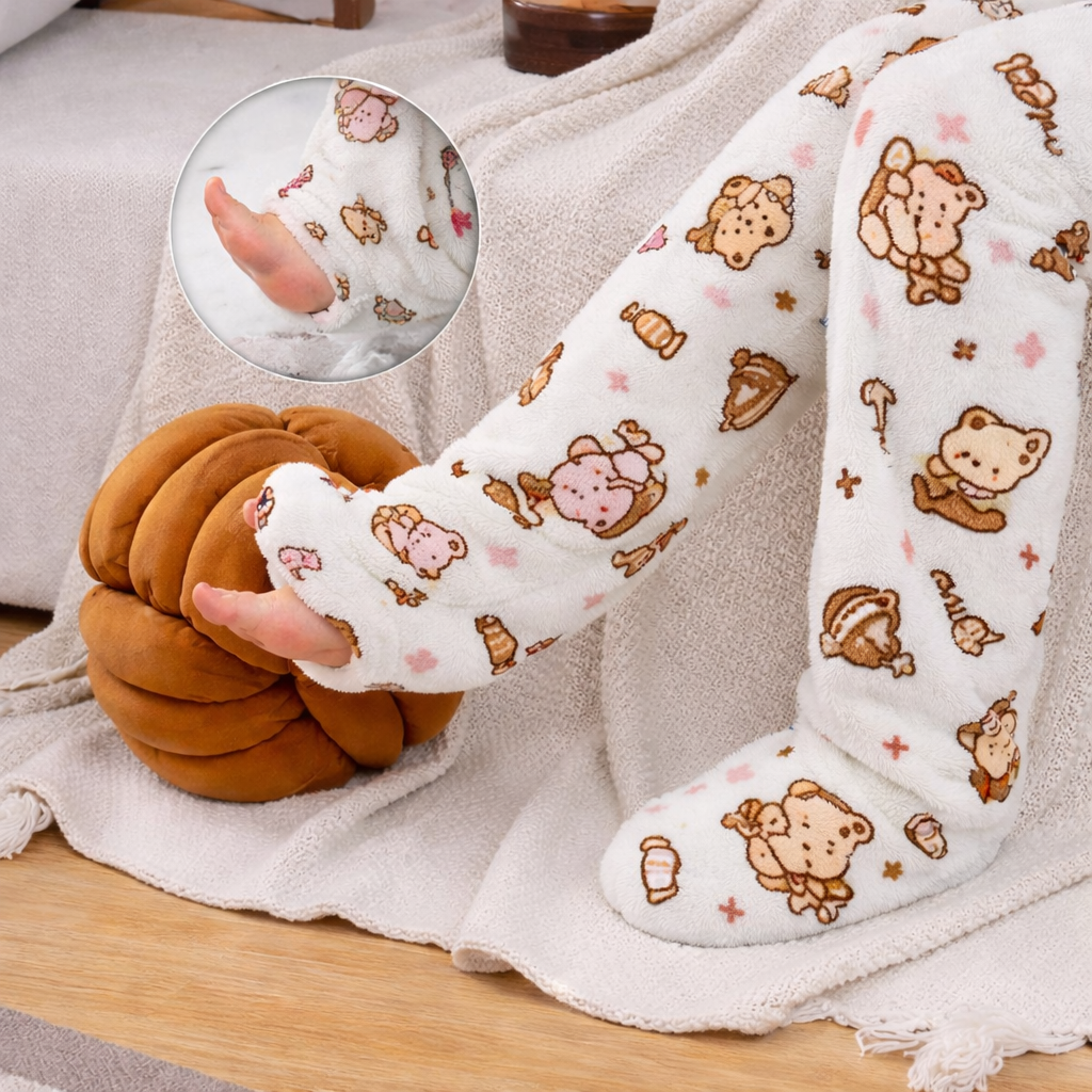 Chaussettes d’hiver Nasma — Style adorable OURS 🧸🧦